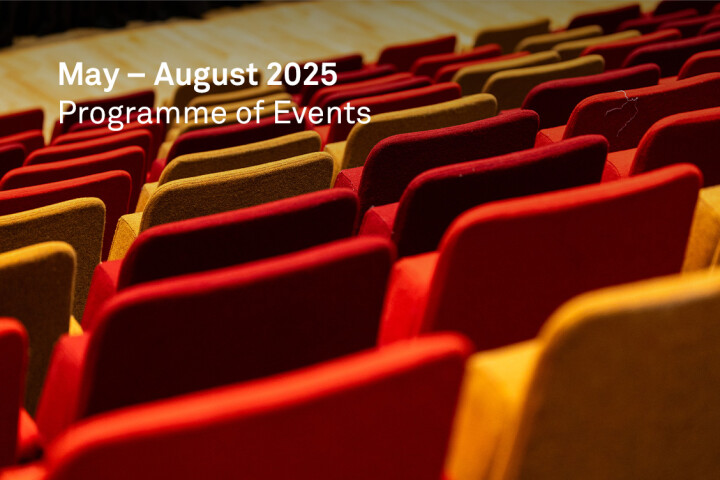 Image saying May — August 2025 | Programme of Events