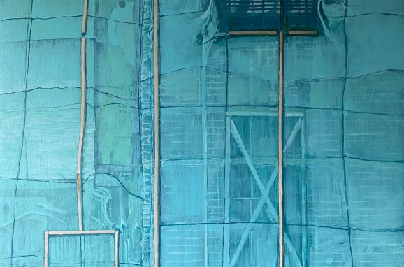 View from the Hugh Lane . Annette Smyth . 2025 . Acrylic on linen